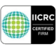 A picture of the iicrc certified firm logo.